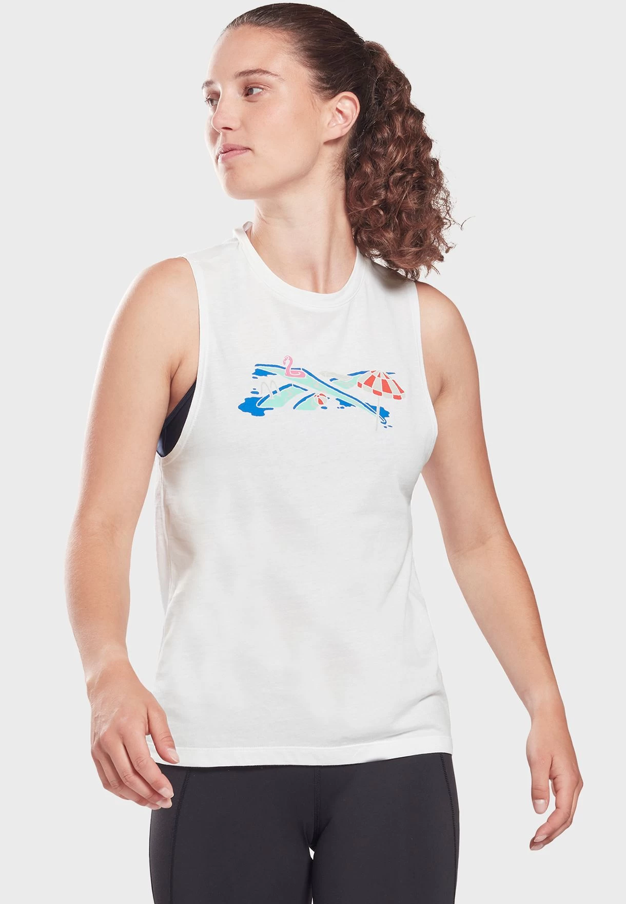Reebok Te Mu Graphic Tank 3 Reebok Te Mu Graphic Tank