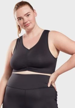 Reebok Studio Ruched Cropped Tank