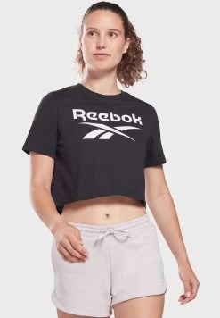 Reebok Logo Cropped T-Shirt