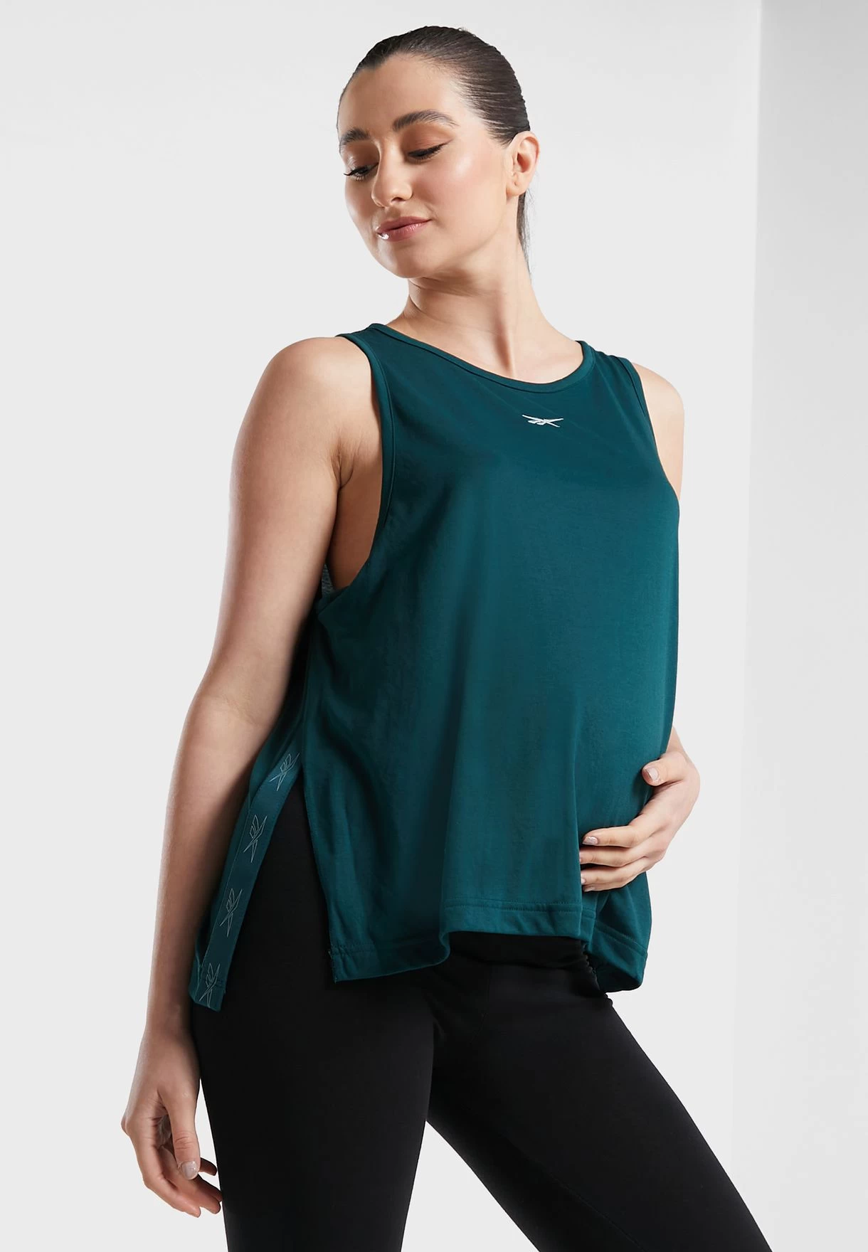 Reebok Logo Maternity Tank 3 Reebok Logo Maternity Tank