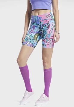 Reebok Jetsons Meet Flintstones Aop Bike Shorts