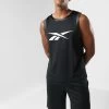 Reebok Logo Basketball Mesh Tank 2 Reebok Logo Basketball Mesh Tank -Fit Mode Shop 1 zoom desktop 405