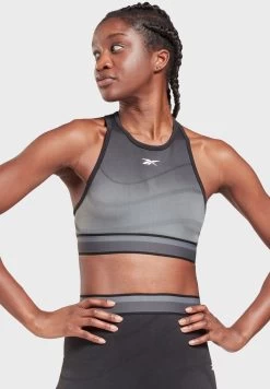 Reebok Training Supply Seamless Cropped Bra