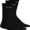 Reebok Active Core Mid Crew 3 Pair Socks Black Unisex