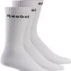 Reebok Active Core Mid Crew 3 Pair Socks White Unisex -Fit Mode Shop 18642515fd9d61626bb48.95602578