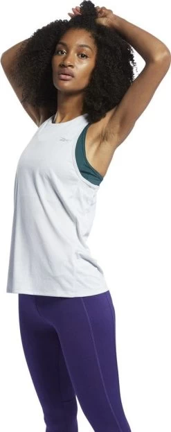 Reebok Running Essentials Tank Top Gray Women -Fit Mode Shop 18642715fd8beca2545d8.61960535