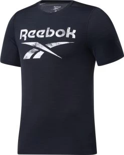 Reebok Workout ActivChill Short Sleeve Jersey Black Men
