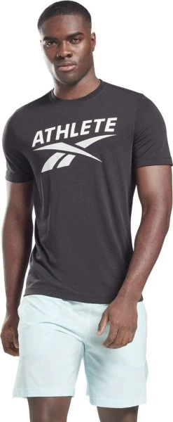 Reebok Athlete Short Sleeve Jersey Black Men -Fit Mode Shop 18643025fd8beecd3cef6.50001262