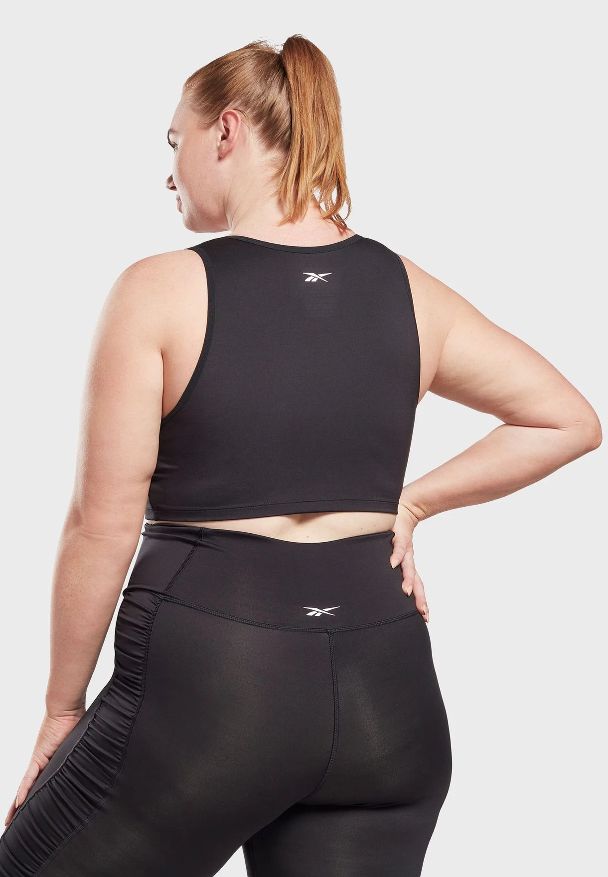 Reebok Studio Ruched Cropped Tank 4 Reebok Studio Ruched Cropped Tank - Image 2