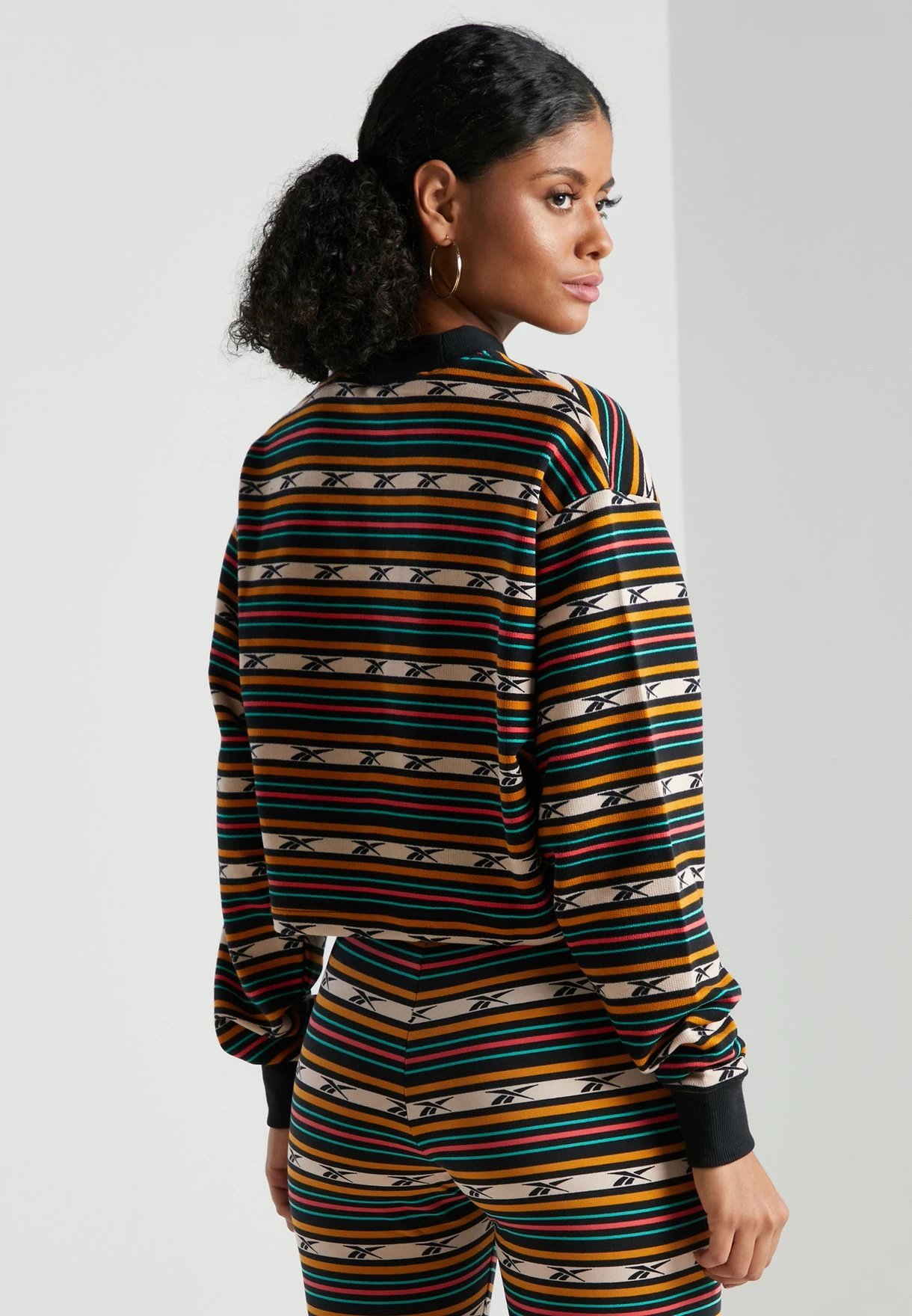 Reebok Classics Camping Stripe Sweatshirt 4 Reebok Classics Camping Stripe Sweatshirt - Image 2