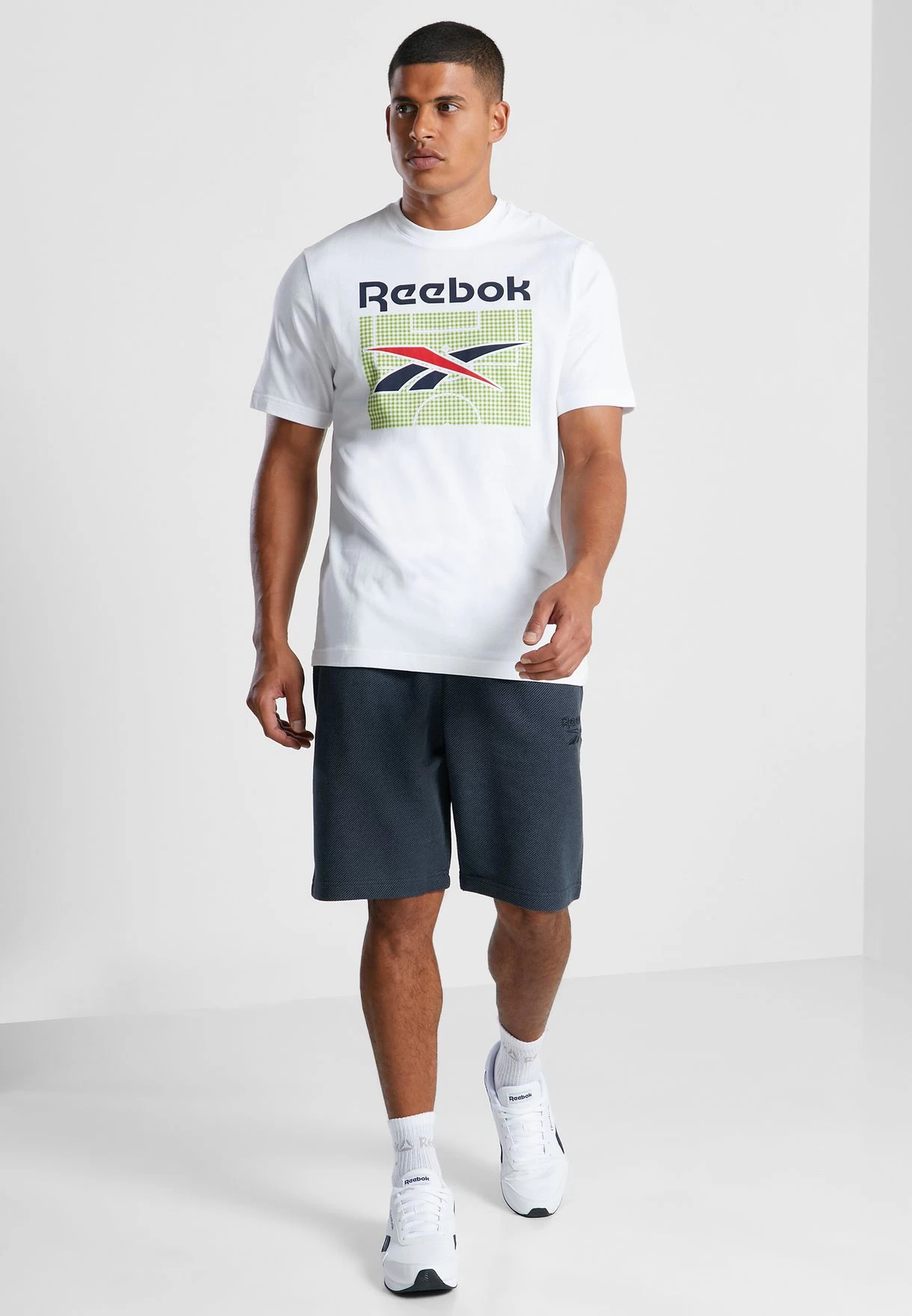Reebok Training Essential Melange Shorts 4 Reebok Training Essential Melange Shorts - Image 2
