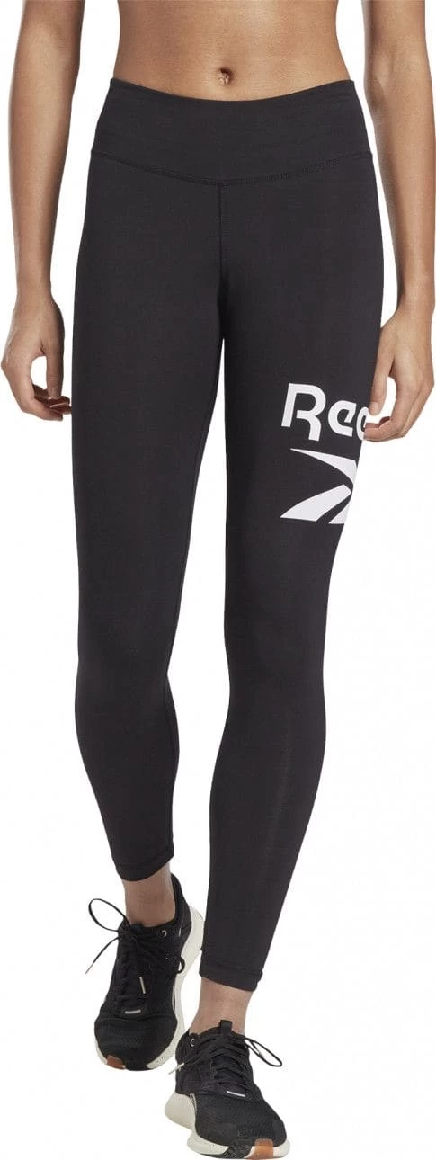 Reebok Big Logo Womens Long Tights Black 3 Reebok Big Logo Womens Long Tights Black