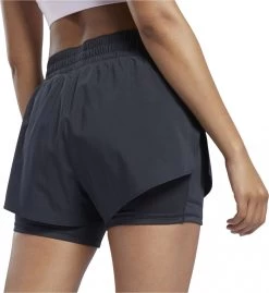 Reebok Workout Womens 2-in-1 Shorts Black -Fit Mode Shop 210572060f9812cd4ac83.53693286