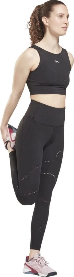 Reebok Lux Perform Womens Long Tights Black -Fit Mode Shop 210573260f981685966b1.00572500