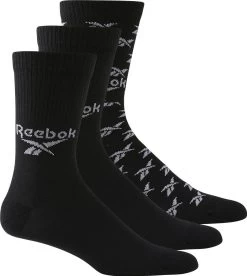 Reebok Classics 3 Pair Socks Black