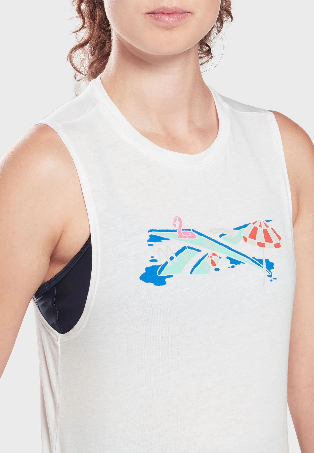 Reebok Te Mu Graphic Tank 5 Reebok Te Mu Graphic Tank - Image 3
