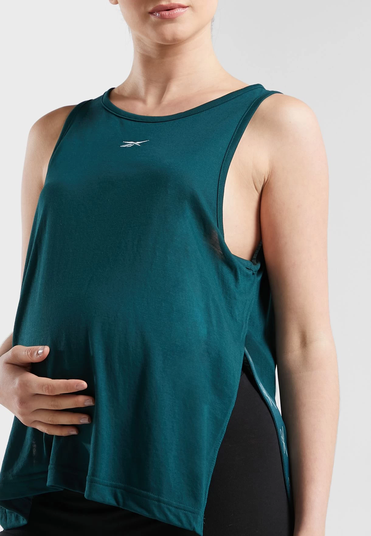 Reebok Logo Maternity Tank 5 Reebok Logo Maternity Tank - Image 3