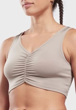 Reebok Logo Ruched Cropped Top 9 Reebok Logo Ruched Cropped Top -Fit Mode Shop 3 zoom desktop 211