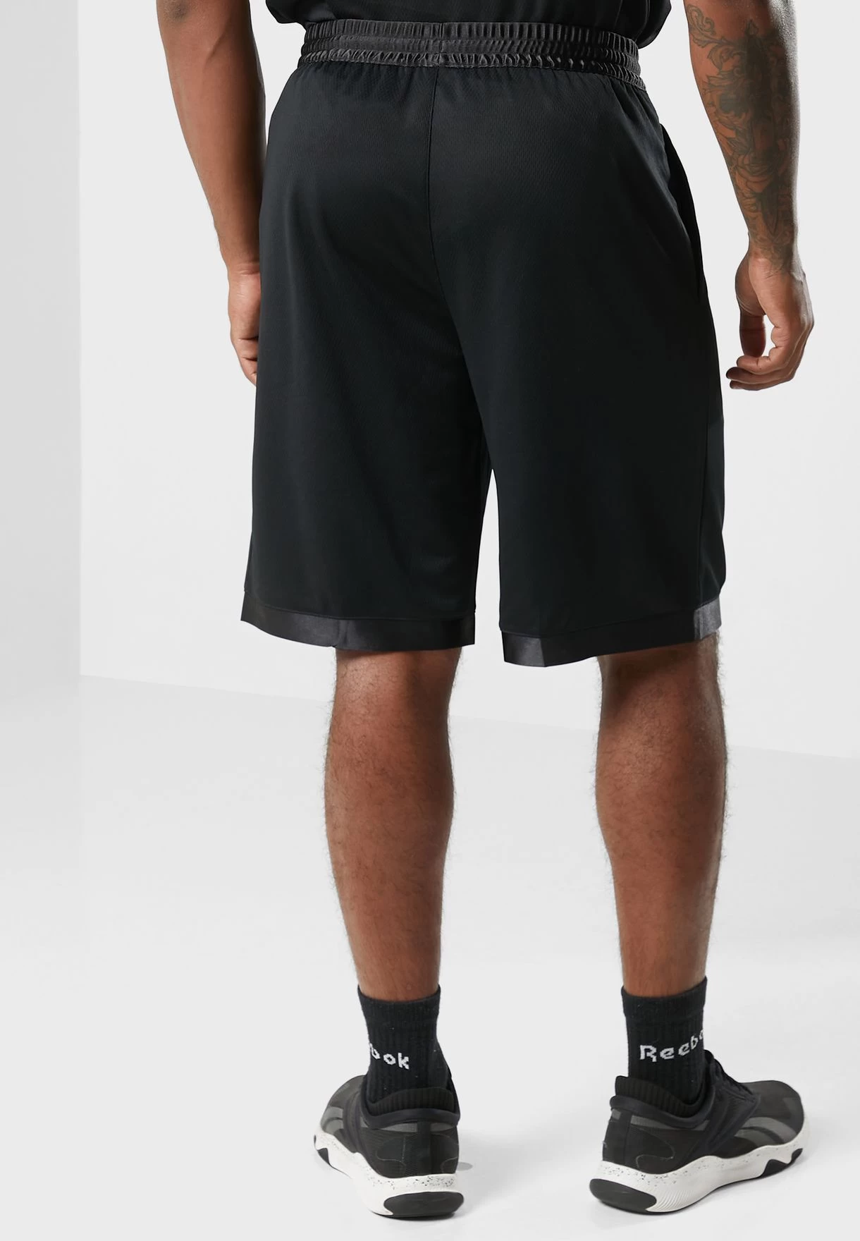 Reebok Logo Basketball Mesh Shorts 5 Reebok Logo Basketball Mesh Shorts - Image 3