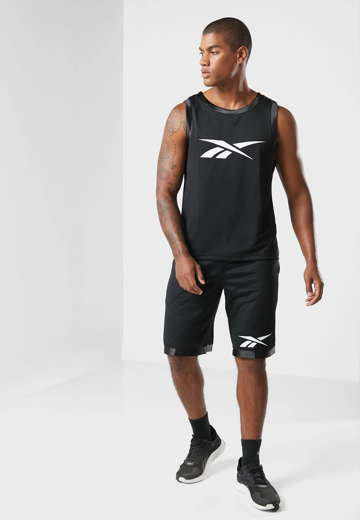 Reebok Logo Basketball Mesh Tank 6 Reebok Logo Basketball Mesh Tank - Image 4