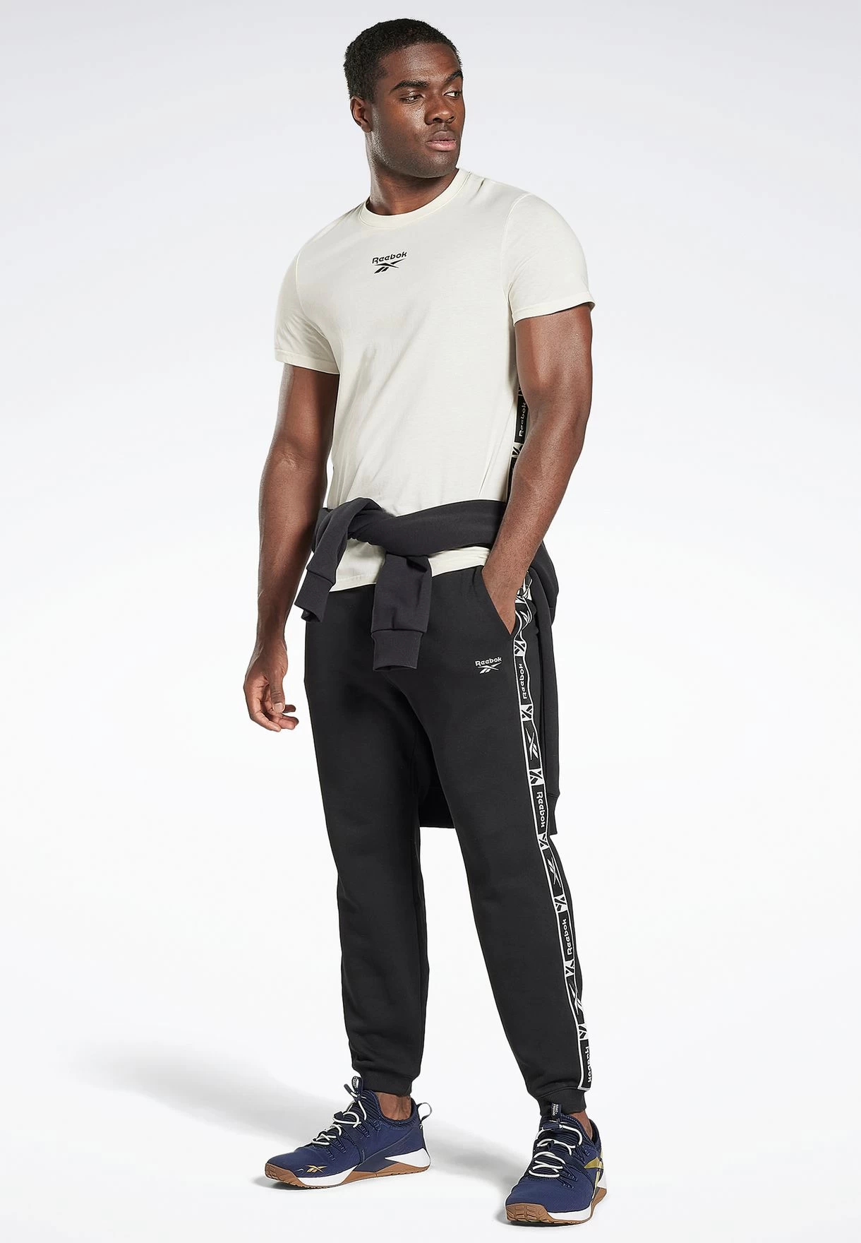 Reebok Logo Tape T-Shirt 7 Reebok Logo Tape T-Shirt - Image 5