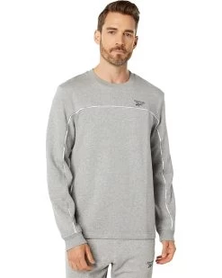 Reebok Workout Ready Piping Crew Sweatshirt